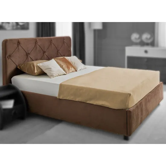 Кровать Ambianta Cristal (140 x 200 см), Коричневый