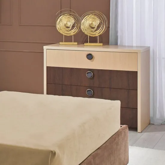 Комод Ambianta CRISTAL (110,4 см), Sonoma Dark