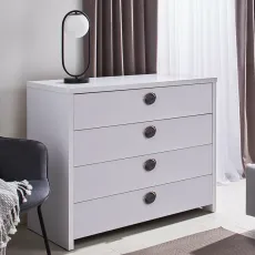 Комод Ambianta Cristal, 110,4x50,5x90 см, White