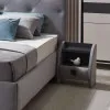Прикроватная тумба Ambianta Cristal (45,5 см), Серый