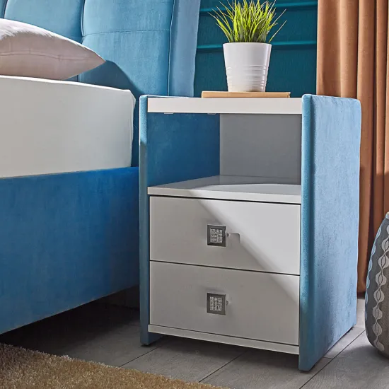 Noptieră Ambianta Samba (42 cm), Turcoaz