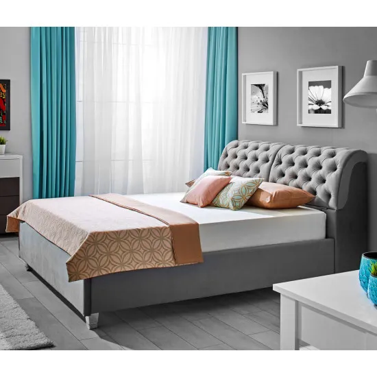 Кровать Ambianta Frankfurt (140х200 см), Grey