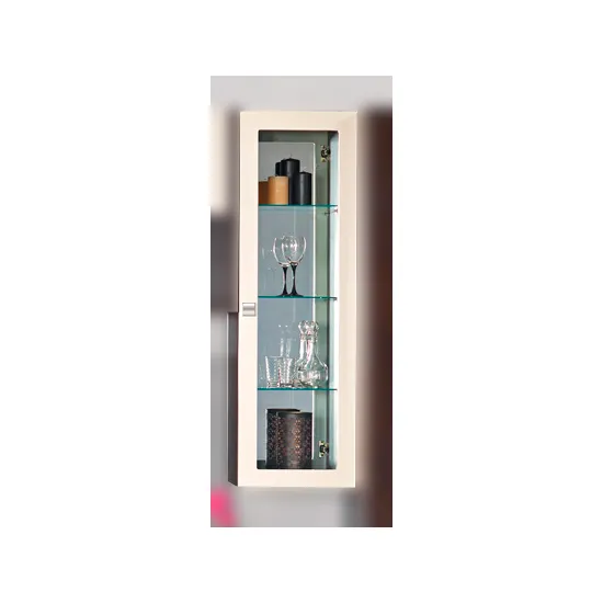 Modul superior Ambianta Oscar (40 cm) cu vitrina, Sonoma Dark