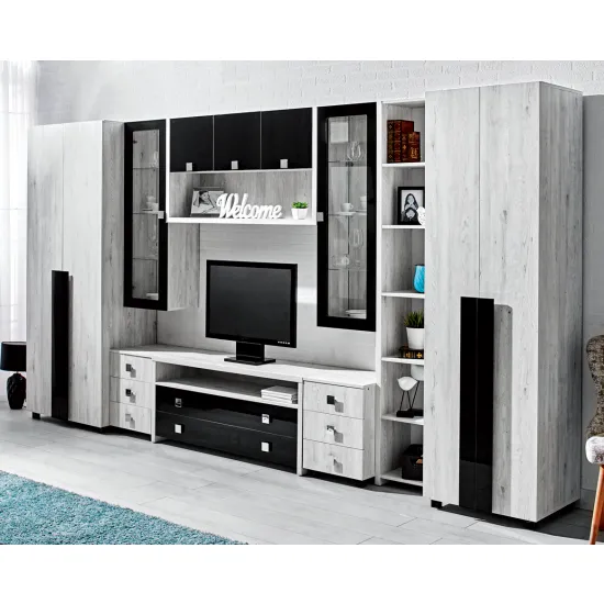 Living modular Ambianta Oscar (380 cm), Alb-Samoa