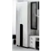Dulap pentru haine cu 2 uși Ambianta Oscar (80 cm) cu bara, White Samoa