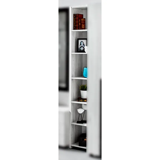 Dulap penal Ambianta Oscar (40 cm) cu rafturi, White Samoa