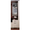 Oglinda de perete Ambianta Bruno (40 cm) pentru antreu, Sonoma Dark