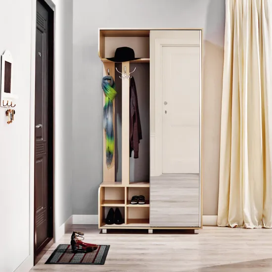 Прихожая Ambianta Mix с зеркальной дверью (100 см), Cremona