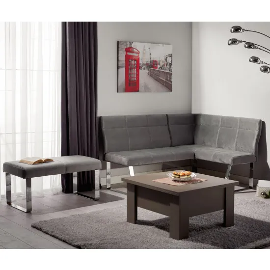 Кухонный уголок Ambianta Berlin правый ,Grey