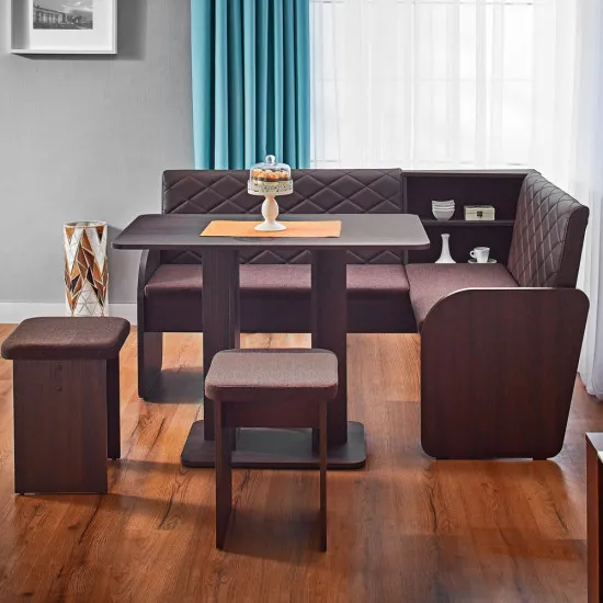 Стол обеденный Ambianta Cezar, Sonoma Dark