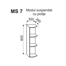 Carcasa modul superior anexa Ambianta MS7 300