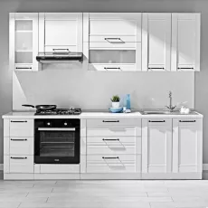 Bucatarie modulara Ambianta Felicia 2.6 m, Alb