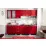 Bucatarie modulara Ambianta Fresh 1.8 m ,Bordo