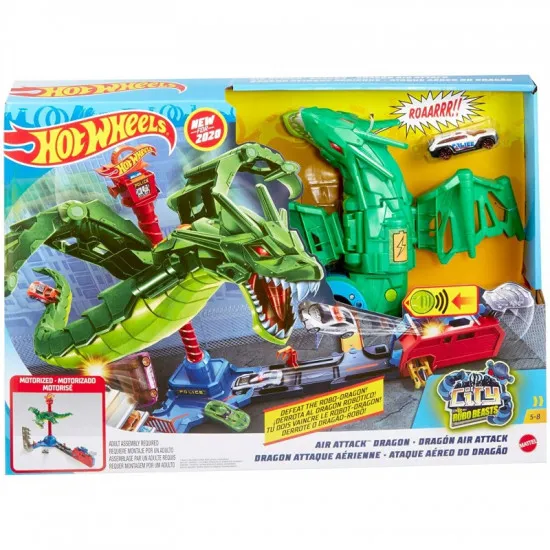 Mattel Hot Wheels GJL13 Ð?оздÑ?Ñ?Ð½Ð°Ñ Ð°Ñ?ака дÑ?акона-Ñ?обоÑ?а