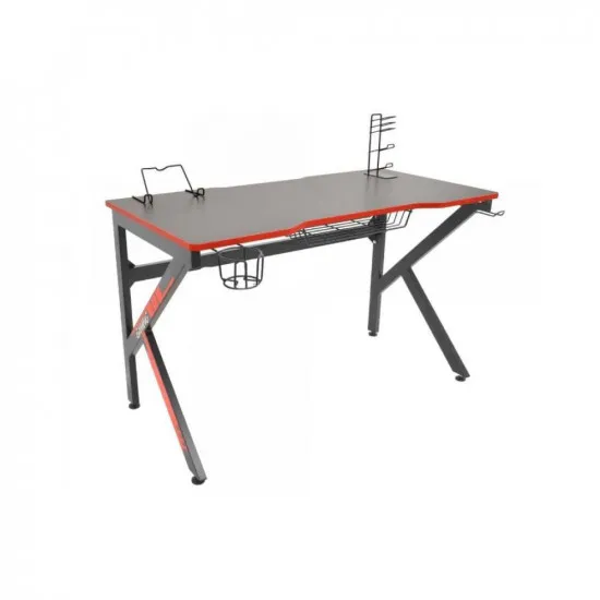 Masa de birou EGame CN1909, 120x60 cm, Black/Red