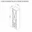Dulap Ambianta Eldorado (55 cm) cu vitrina si sertare, White