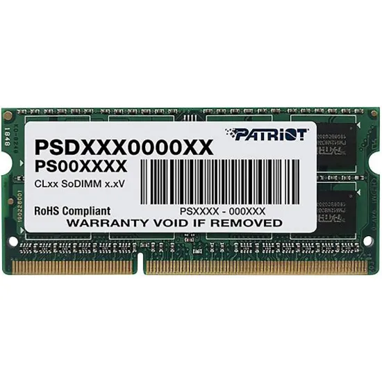 Modul de memorie 8 GB DDR3L-1600 MHz Patriot Signature Line (PSD38G1600L2S)