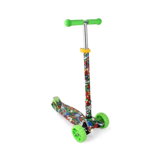 Trotinetă Chipolino Croxer Evo (DSCRE0206GG) Graffiti Green, Зеленый