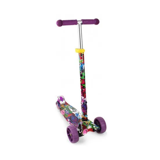 Trotinetă Chipolino Croxer Evo (DSCRE0207PG) Graffiti Pink, Розовй