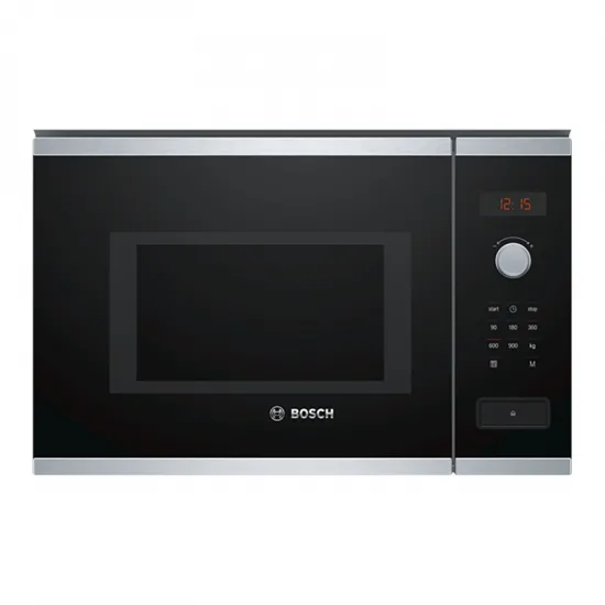 СВЧ-печь встраиваемая Bosch BFL553MS0 Black (25 л/900 Вт)