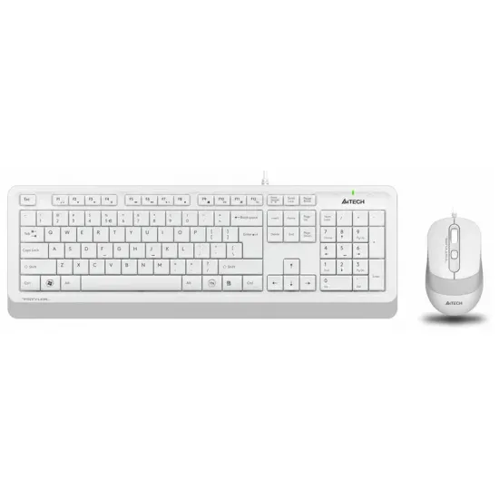 Комплект проводной A4Tech F1010 White/Grey
