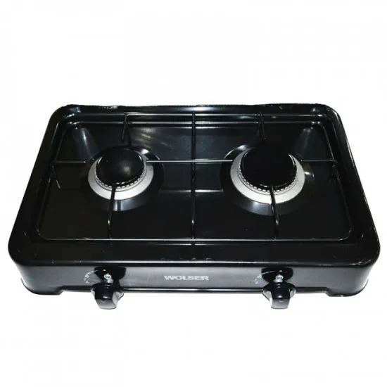 Газовая настольная плита Wolser WL-F 02 BE, Black