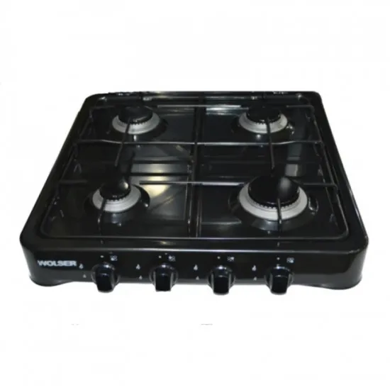 Газовая настольная плита Wolser WL-F 04 BE, Black