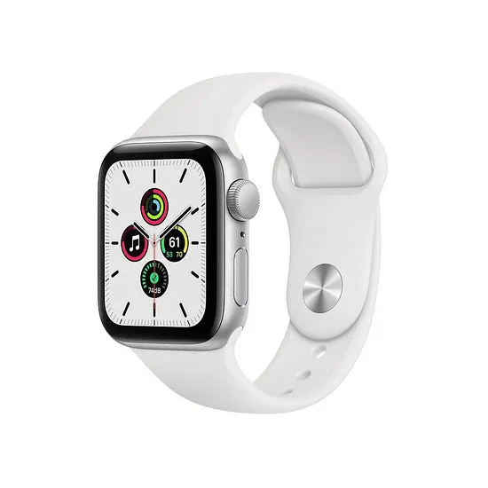Curelușă AccExpert Apple Watch 38/40mm M/L White (silicon)