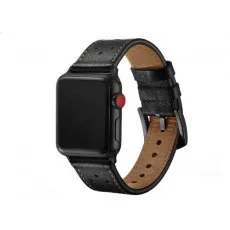 Ремешок AccExpert Apple Watch 38/40mm M/L Black (кожа) Ремешок AccExpert Apple Watch 38/40mm M/L Black (кожа)