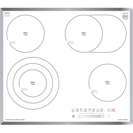Plită încorporabilă Kaiser KCT 6715 FW (White)