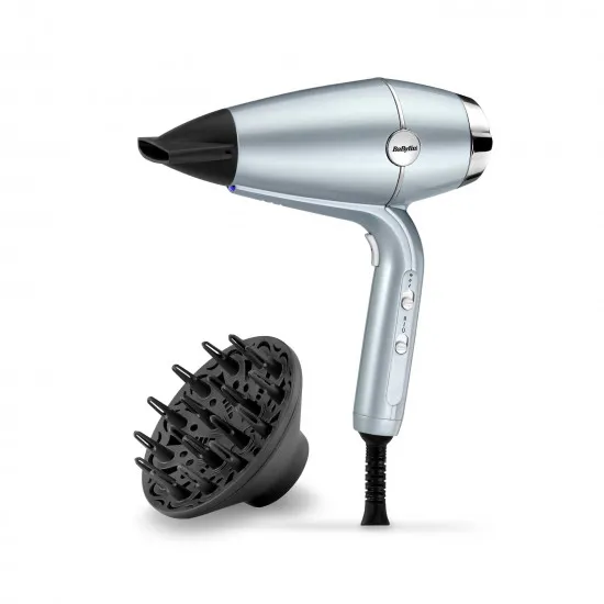 Uscător de păr Babyliss D773DE, 2100 W, Blue