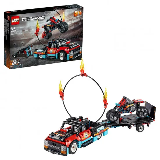 Lego Technic 42106 Конструктор Stunt Show Truck & Bike