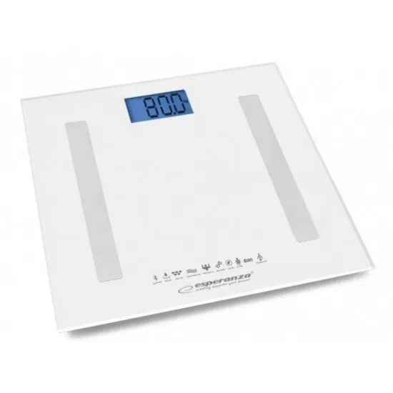 Cântar de podea Esperanza B FIT Bluetooth EBS016W, White