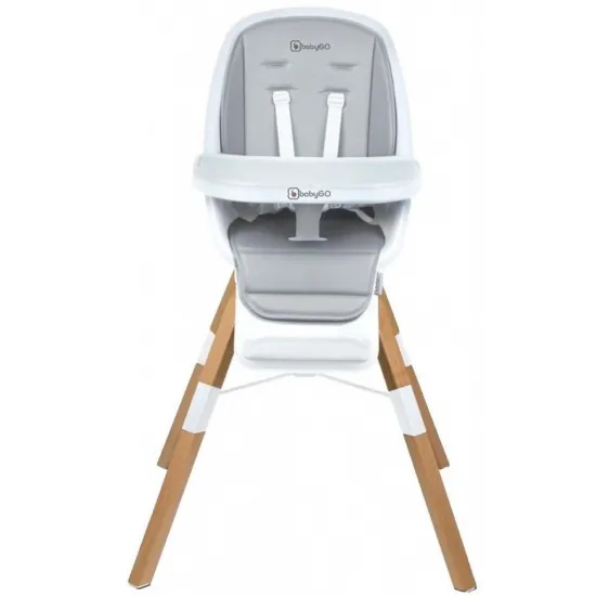 Scaun de hrănit BabyGo 360°, White