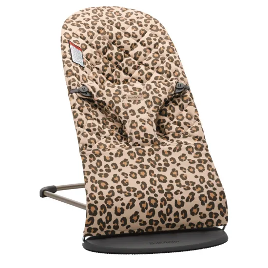 Шезлонг-качалка BabyBjorn Bliss Beige/Leopard, Bumbac