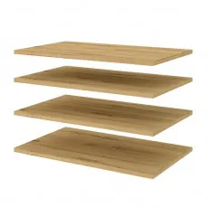 Полка дополнительная Sokme ФОКУС (338 мм) к шкафу 2Д, Дуб артисан