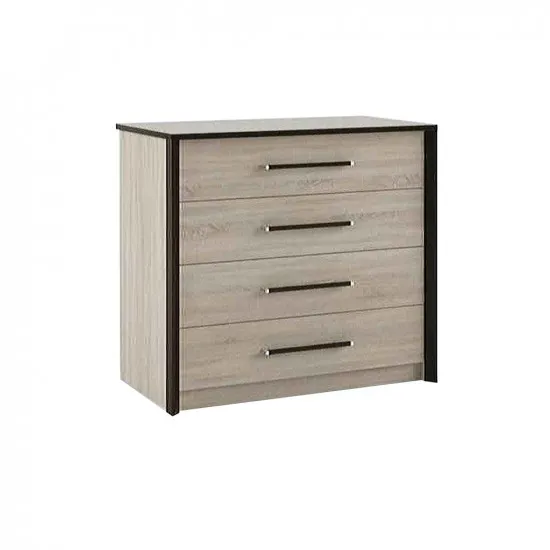 Comodă Sokme Скарлет 800 (80 cm), Дуб сонома / Венге магия