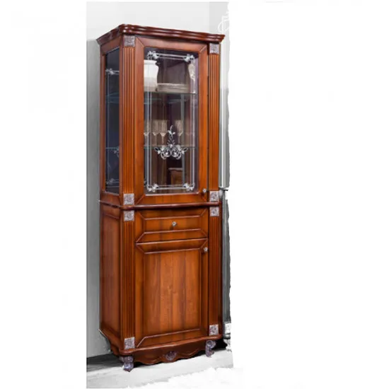 Dulap cu vitrină КМК Bakkara 2Д1Я (72.5 cm) (правая), Орех ЭККО