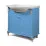 Unitate de vanitate КМК Versali 850 (0454.1) (86.5 cm), Голубой / серебро