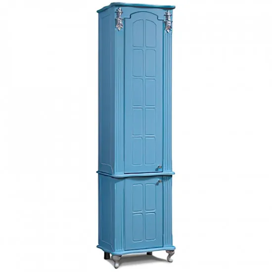 Dulap pardoseală КМК Versali 2Д (0454.6) (50 cm), Голубой / серебро