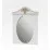 Oglinda de perete КМК ЖОЗЕФИНА (0541.5) (70 cm) , Белый / Серебро