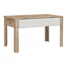 Măsuţă cafea KMK Roxet (0554.9), 100x61 cm, Дуб юккон / белый глянец