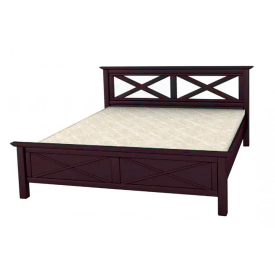 Кровать МЕБИГРАНД Прованс (180 x 200 см), Орех тёмный