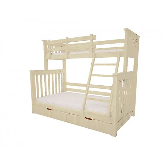 Pat copii Мебигранд Скандинавия, 120 / 80 x 200 cm, Слоновая кость