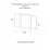 Зеркало (для туалетного столика) SV - Мебель ГАММА 20  (120 см) для туалетного столика, Ясень анкор светлый / Венге