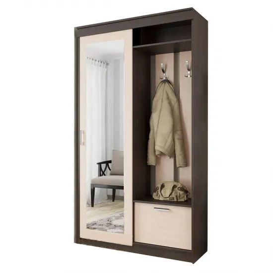 Antreu SV - Мебель Прихожая № 1 (123 cm), Дуб венге / Дуб млечный