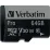 Карта памяти microSDXC 64 ГБ Verbatim Pro U3 (47042)