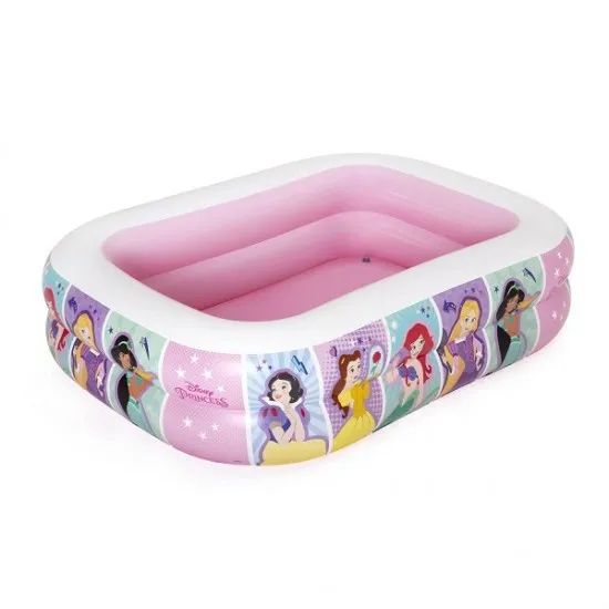Бассейн детский надувной Bestway Disney Princesses 91056, 201x150x51 см, 450 л, от 6 лет