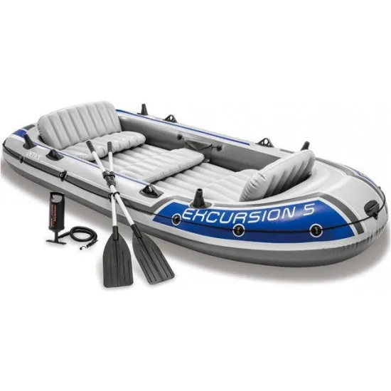 BarcÄ? Intex Excursion 5 cu vâsle È?i pompÄ? (68325)