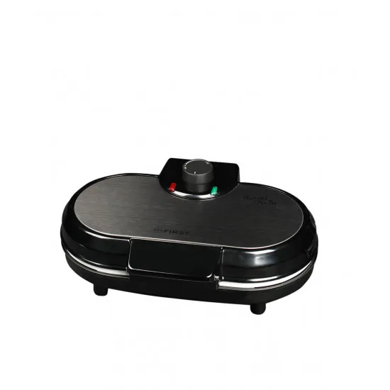 Вафельница First FA-5305-2-WI Black/Inox (1000 Вт)